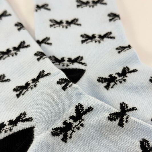 Kissing Love Birds Silhouette Socks from the Sock Panda (Adult Medium)