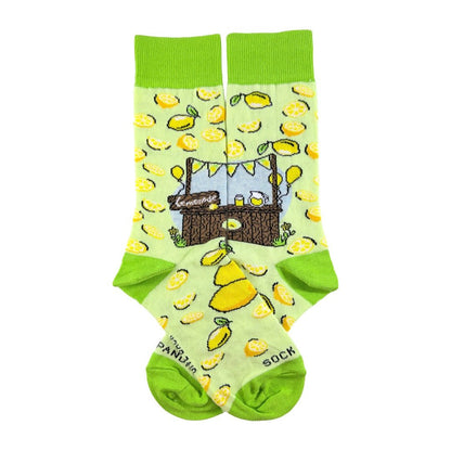 Lemonade Stand Socks from the Socks Panda (Adult Small) LemonStandSm