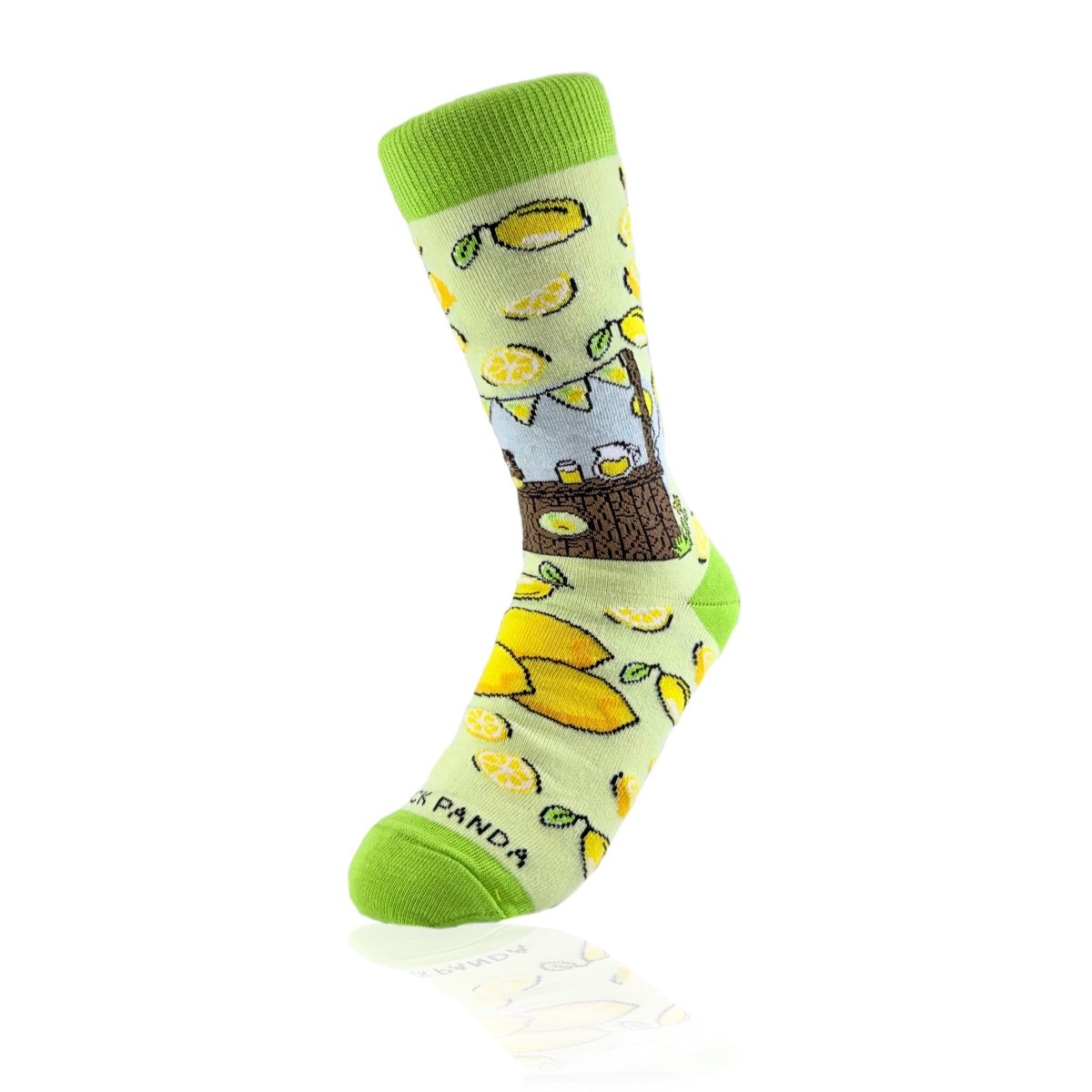 Lemonade Stand Socks from the Socks Panda (Adult Small) LemonStandSm