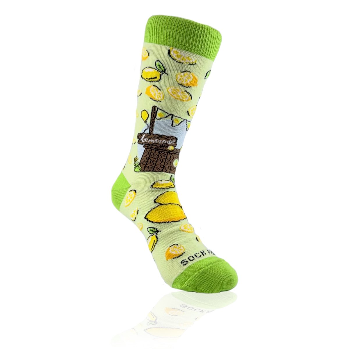 Lemonade Stand Socks from the Socks Panda (Adult Small) LemonStandSm