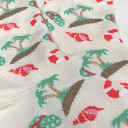 Life is a Beach Pattern Socks from the Sock Panda (Adult Medium)