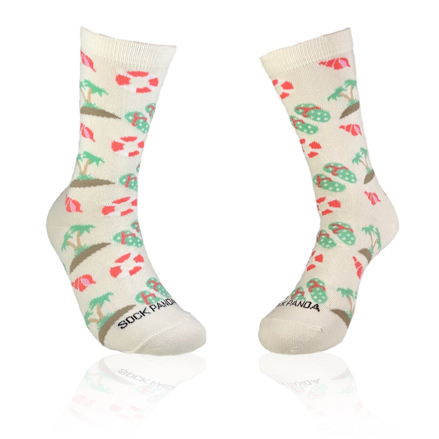 Life is a Beach Pattern Socks from the Sock Panda (Adult Medium)