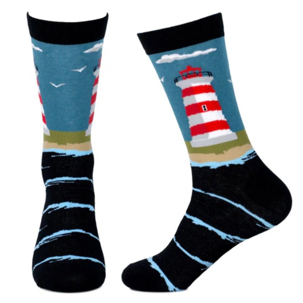 Lighthouse Socks from the Sock Panda (Adult Medium) LighthouseMd