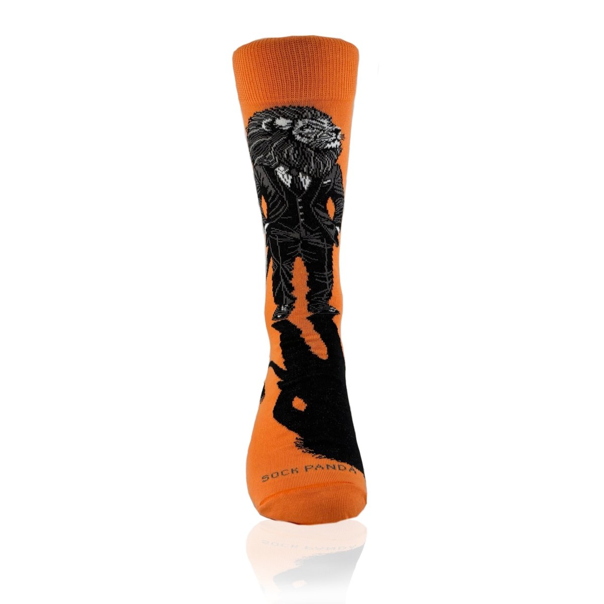 Lion Businessman Socks from the Sock Panda (Adult Large) LionBusinessLg