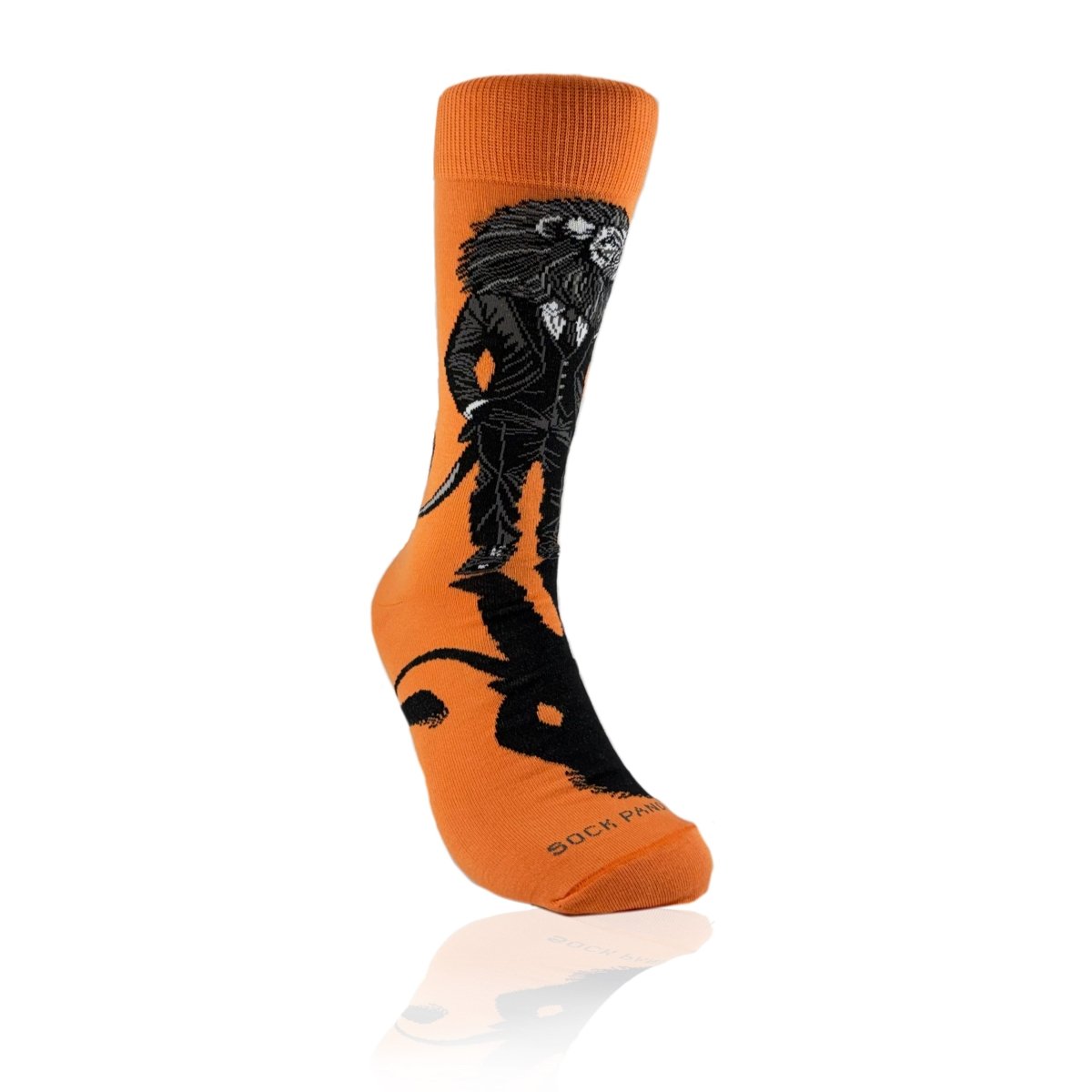 Lion Businessman Socks from the Sock Panda (Adult Large) LionBusinessLg