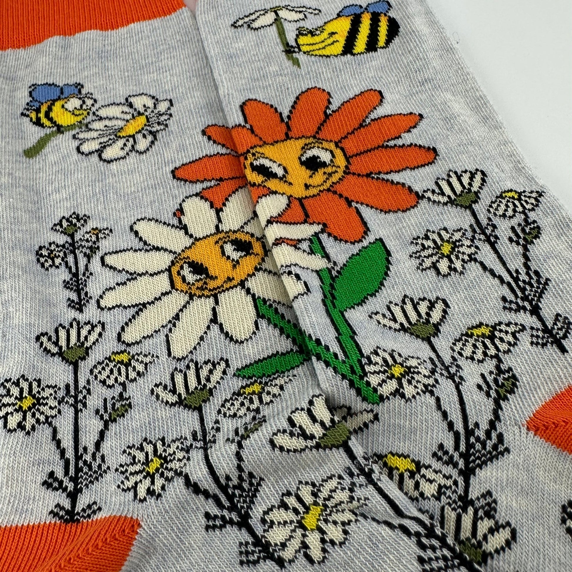 Love Flower Socks from the Sock Panda (Adult Medium - Women's Shoe Sizes 5 - 10)