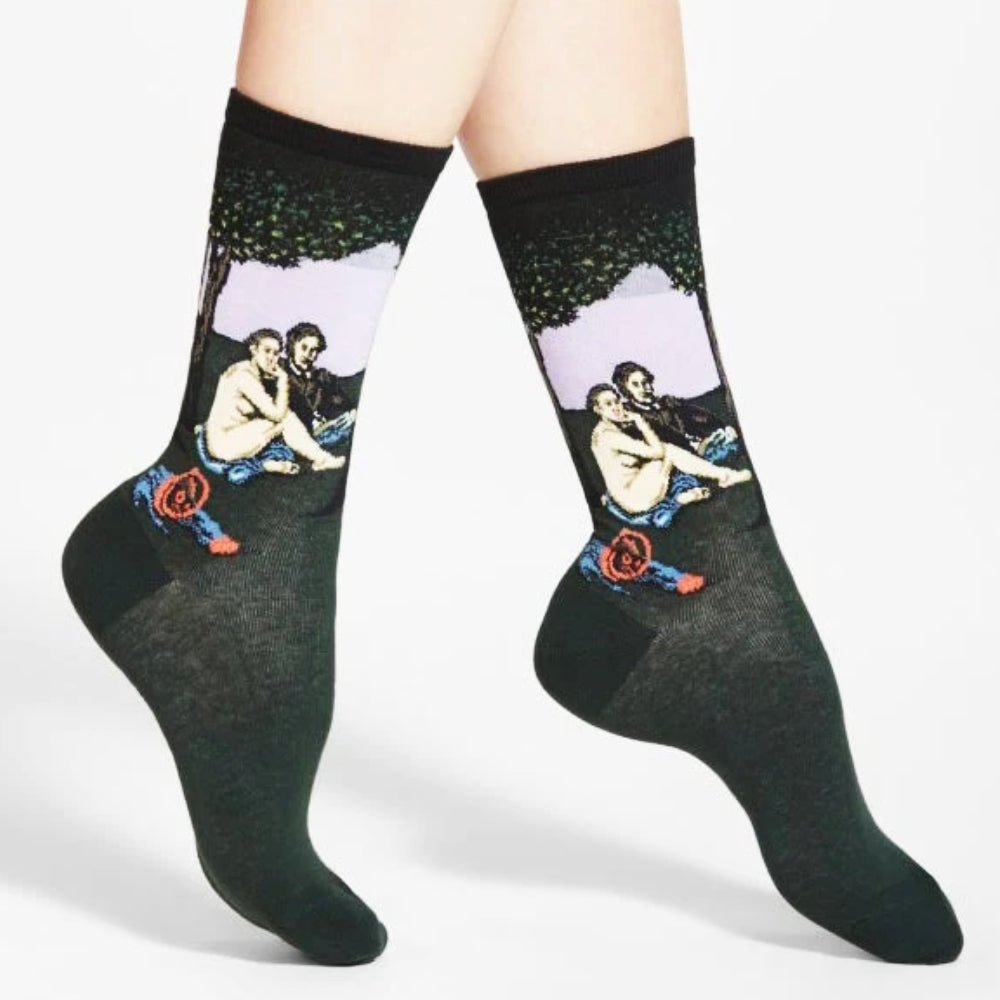 Luncheon On the Grass Manet Famous Art Socks