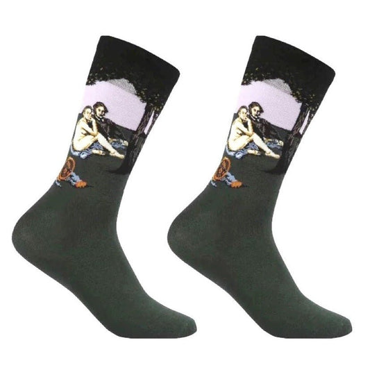 Luncheon On the Grass Manet Famous Art Socks