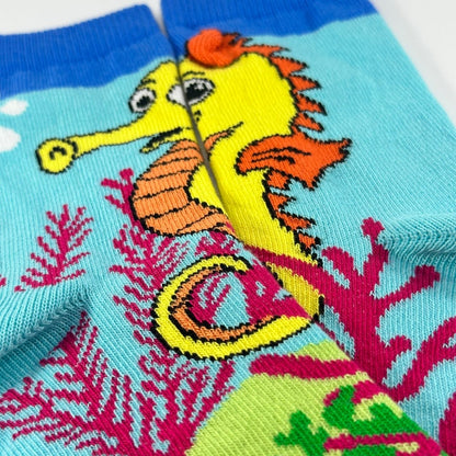 Magical Seahorse Socks from the Sock Panda (Ages 3 - 7) SeahorsePalMd
