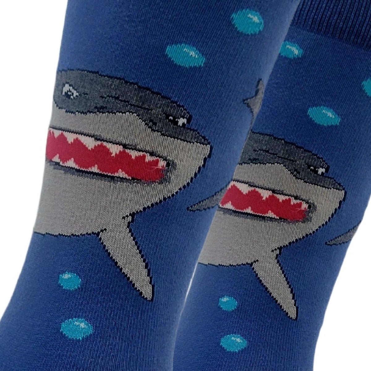 Magnificent Shark Socks from the Sock Panda (Adult Large - Men's Shoe Sizes 8 - 12)