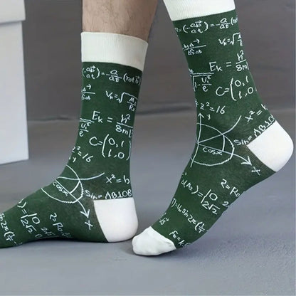 Math Patterned Socks from the Sock Panda