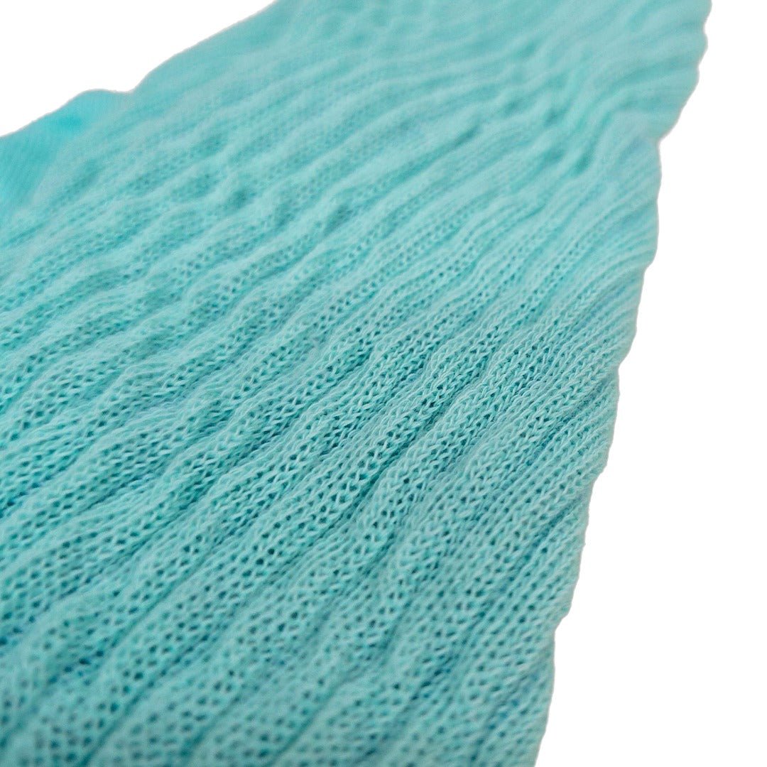 Mint Blue Slouch Socks (Adult Medium - Women's Shoe Sizes 5 - 10)