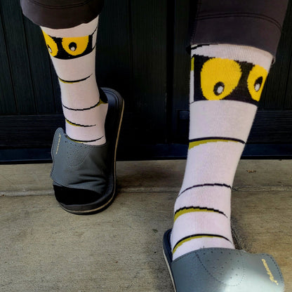 Mummy Socks from the Sock Panda (Adult Large - Men Shoe 8 - 12)