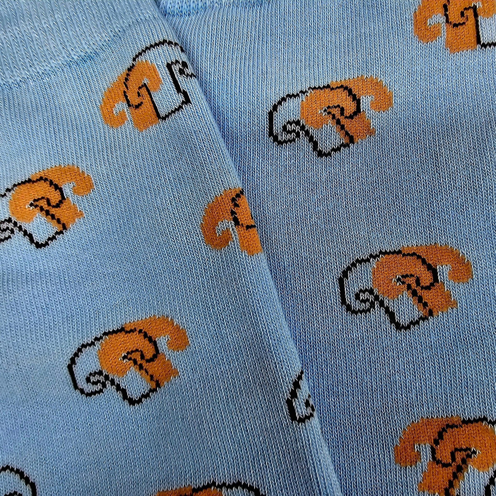 Mushroom Pattern Socks from the Sock Panda (Adult Large - Men's Shoe Sizes 8 - 12)