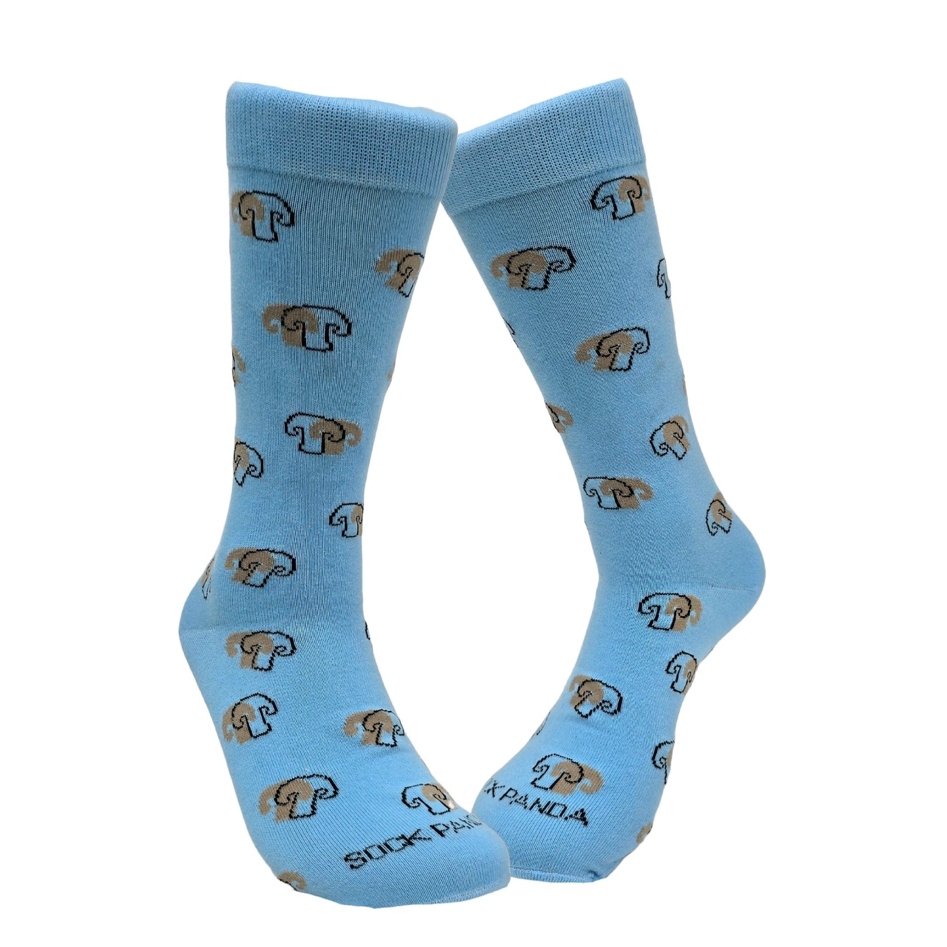 Mushroom Pattern Socks from the Sock Panda (Adult Large - Men's Shoe Sizes 8 - 12)