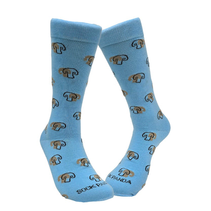 Mushroom Pattern Socks from the Sock Panda (Adult Large - Men's Shoe Sizes 8 - 12)