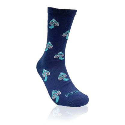 Mushroom Pattern Socks from the Sock Panda (Adult Medium - Women's Shoe Sizes 5 - 10)