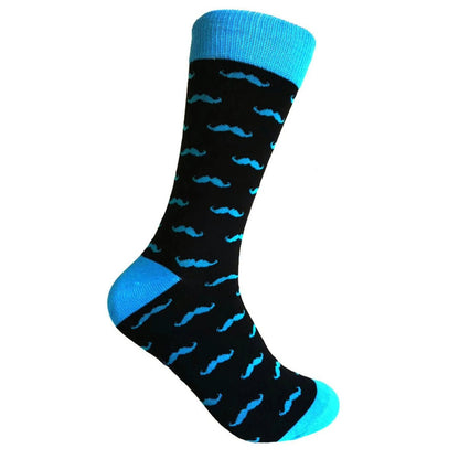 Mustache Pattern Socks from the Sock Panda (Adult Large - Men's Shoe Sizes 8 - 12)