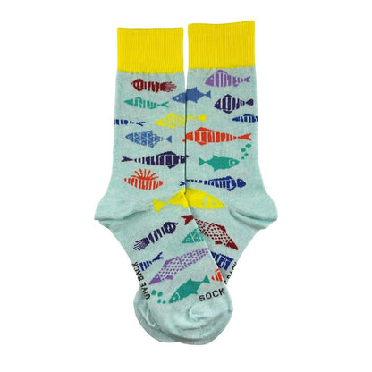 Ocean Fish Socks from the Socks Panda (Adult Small) OceanFishSm