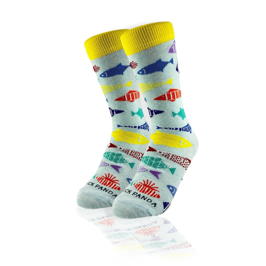 Ocean Fish Socks from the Socks Panda (Adult Small) OceanFishSm