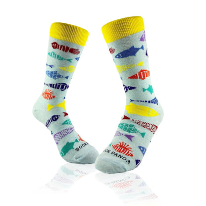 Ocean Fish Socks from the Socks Panda (Adult Small) OceanFishSm