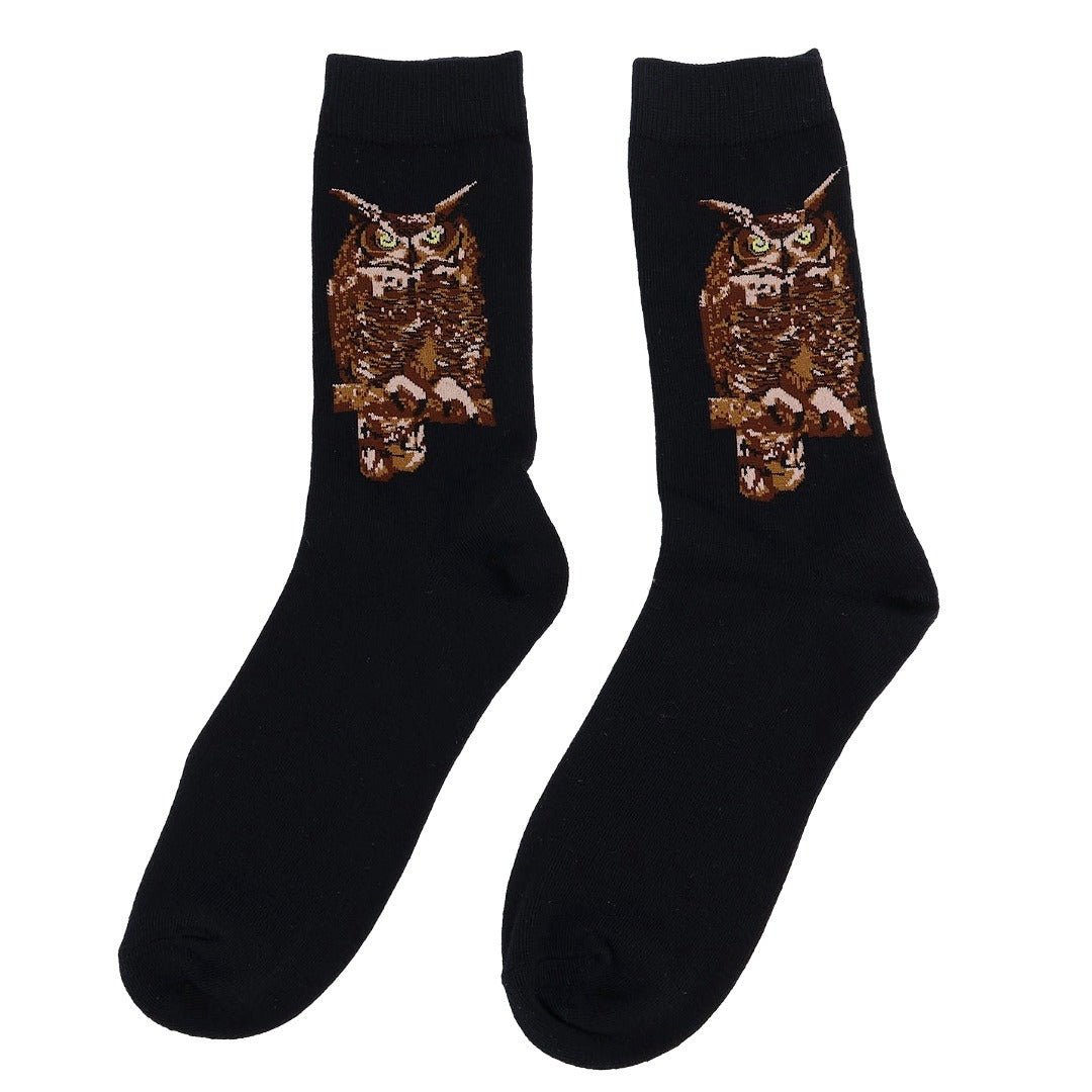 Owl Socks from the Sock Panda (Adult Medium - Women's Shoe Sizes 5 - 10)
