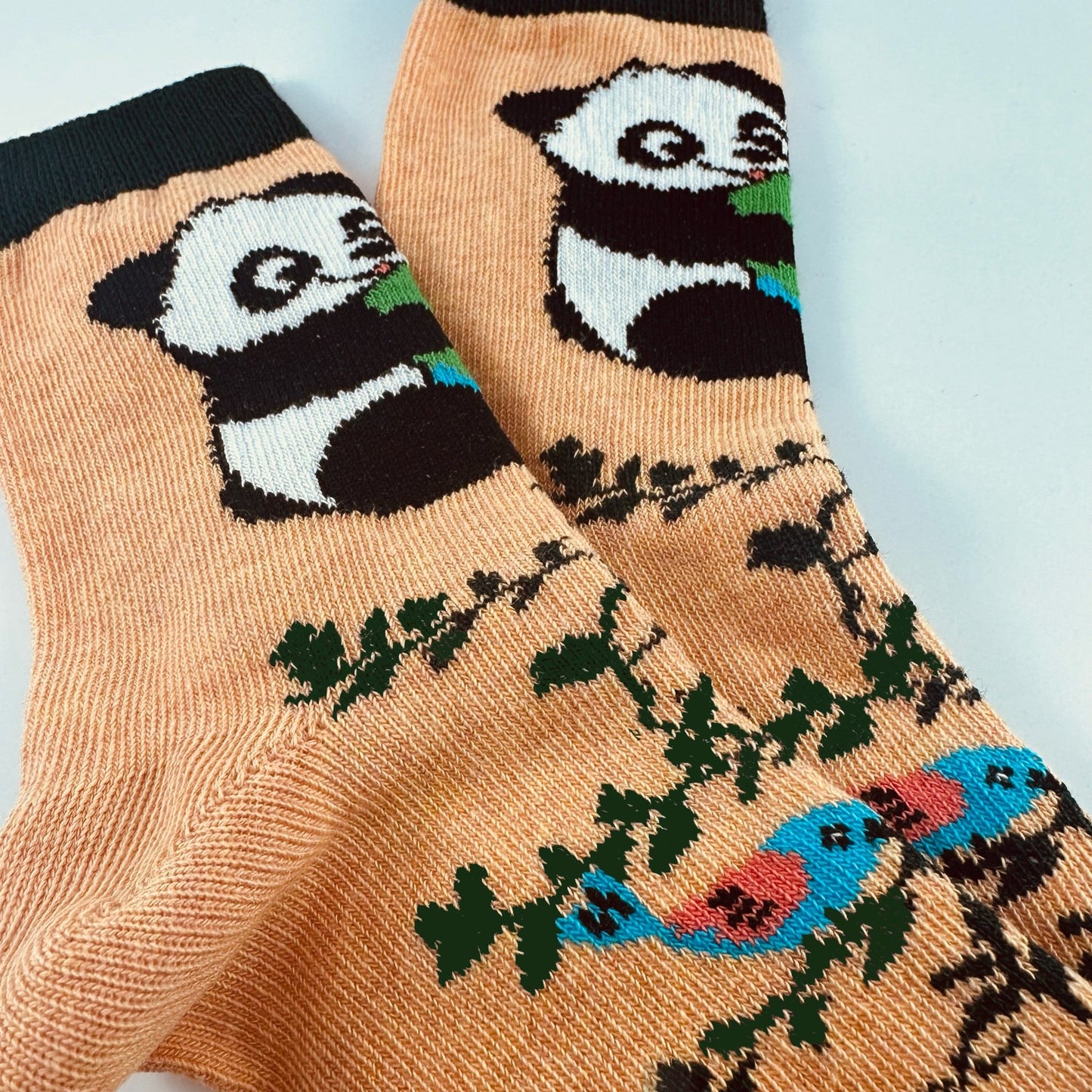 Panda Hugging Earth Socks from the Sock Panda (Ages 3 - 7)