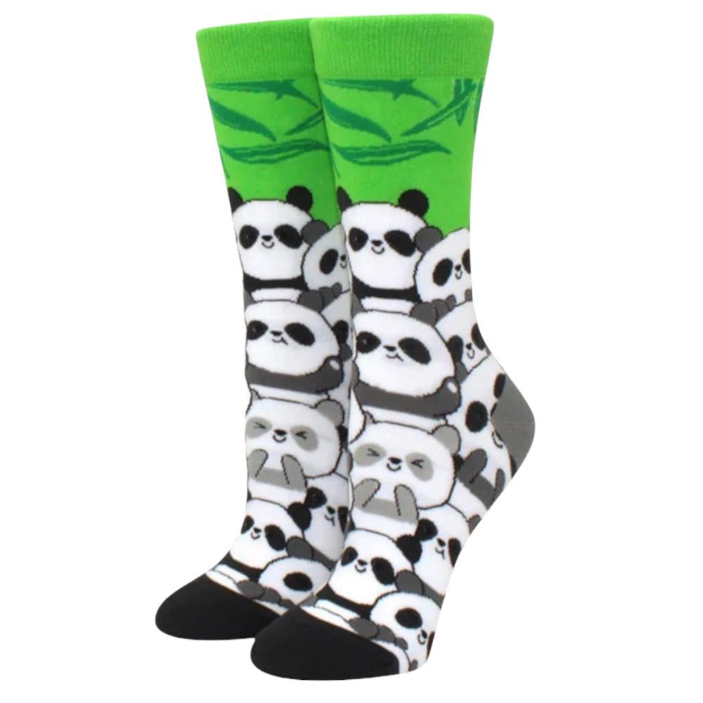 Panda Pattern Socks from the Sock Panda (Adult Medium - Women's Shoe Sizes 5 - 10)