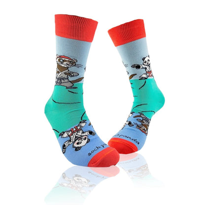 Panda vs. Ferret Socks from the Sock Panda PandaFerretMd