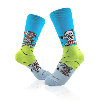 Panda vs. Ferret Socks from the Sock Panda PandaFerretSm