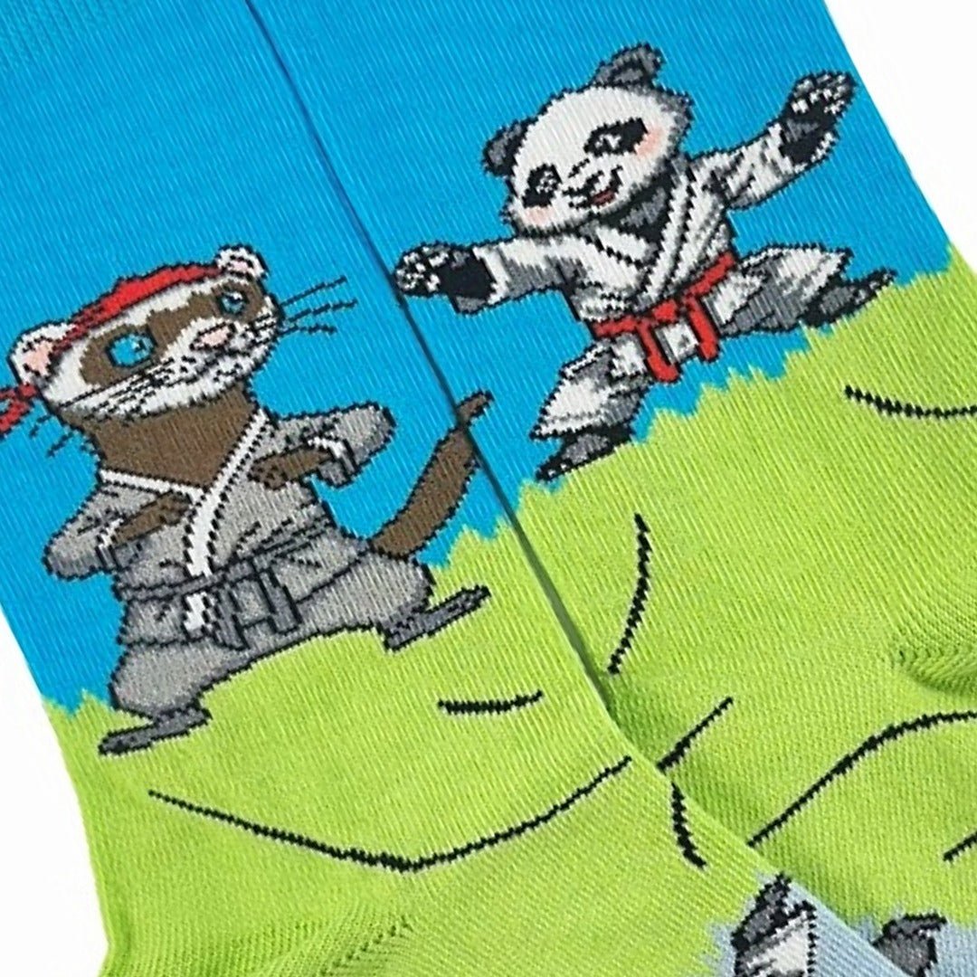 Panda vs. Ferret Socks from the Sock Panda PandaFerretSm