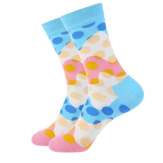 Pastel Watercolor Socks from the Sock Panda (Adult Medium)