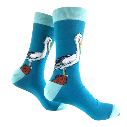 Pelican Socks form the Sock Panda (Adult Large - Men's Shoe Sizes 8 - 12)