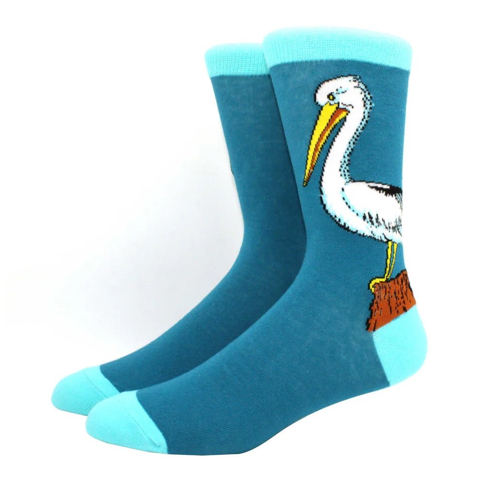 Pelican Socks form the Sock Panda (Adult Large - Men's Shoe Sizes 8 - 12)