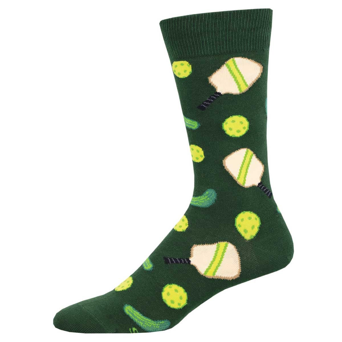 Pickleball Crew Socks (Adult Large - Men's Shoe Sizes 8 - 12)