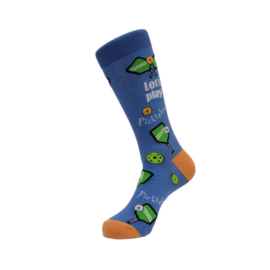 Pickleball Crew Socks (Adult Large - Men's Shoe Sizes 8 - 12)