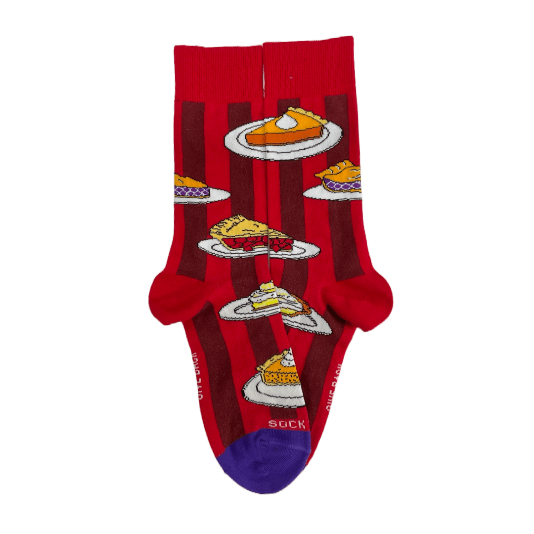Pies for Dessert Socks from the Sock Panda (Adult Medium - Women's Shoe Sizes 5 - 10)