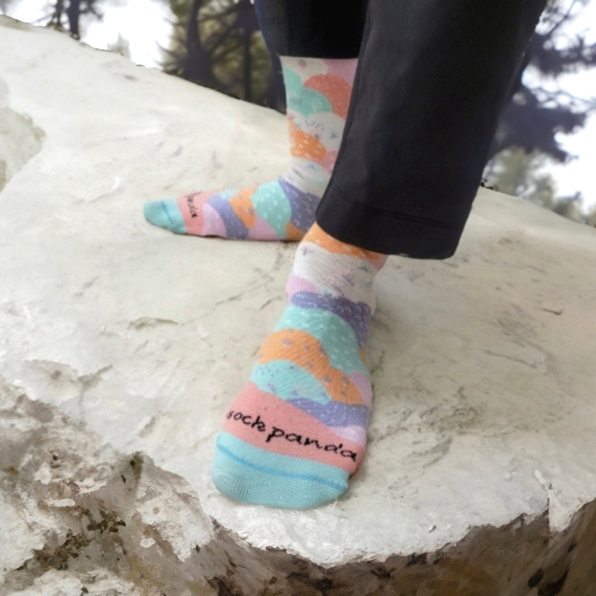 Pretty Cloud Socks from the Sock Panda (Adult Medium - Women's Shoe Sizes 5 - 10)