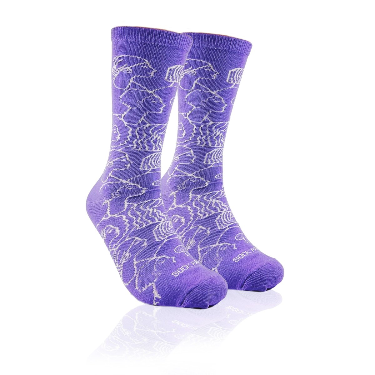 Pretty Faces Socks from the Sock Panda (Adult Medium) LadyFacesMd