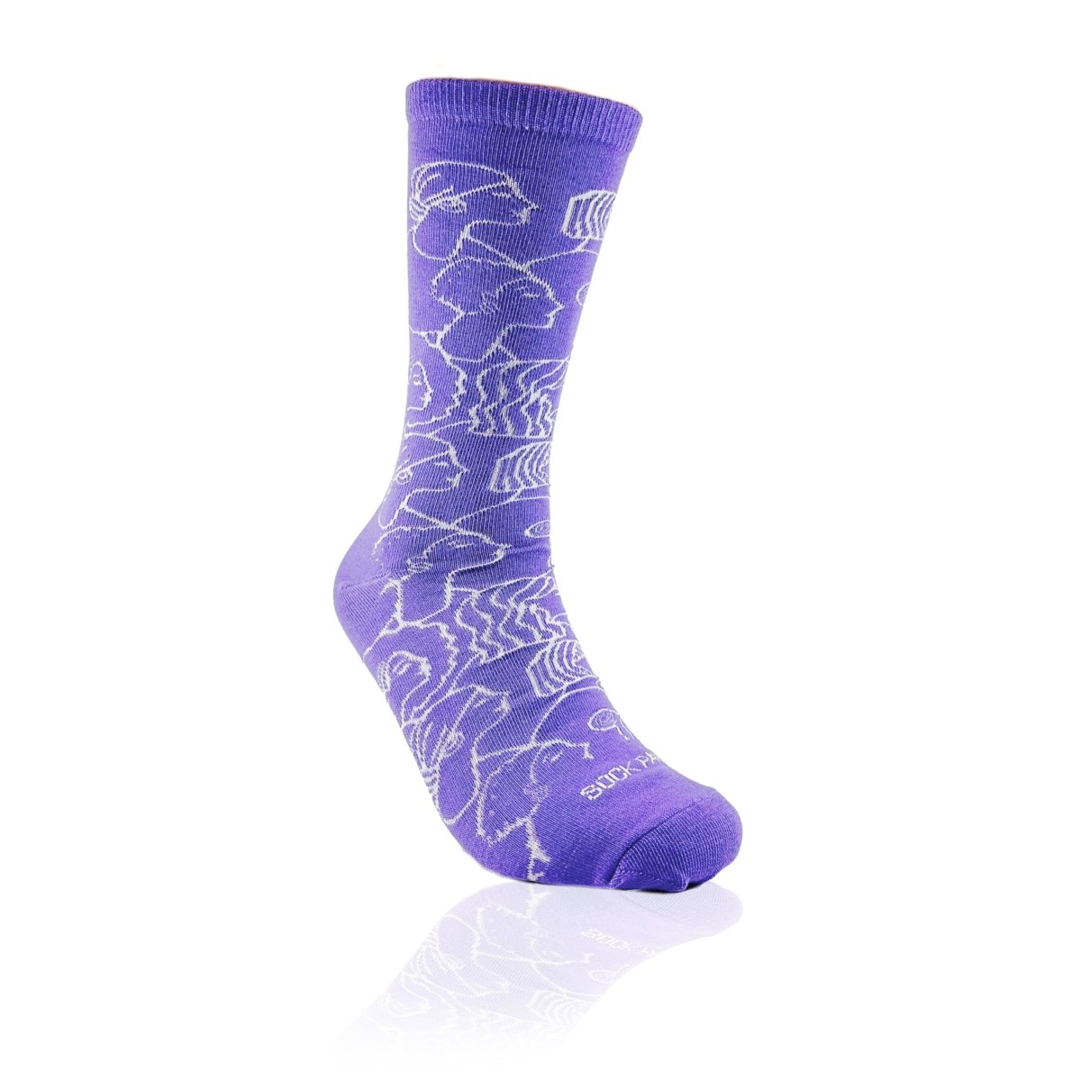 Pretty Faces Socks from the Sock Panda (Adult Medium) LadyFacesMd