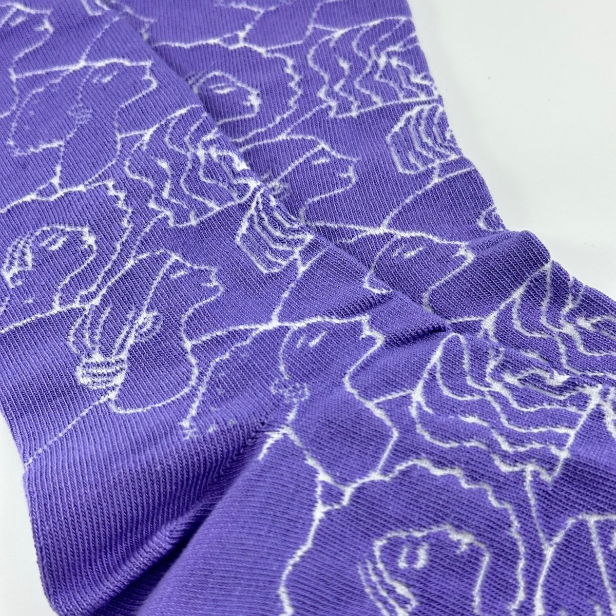 Pretty Faces Socks from the Sock Panda (Adult Medium) LadyFacesMd