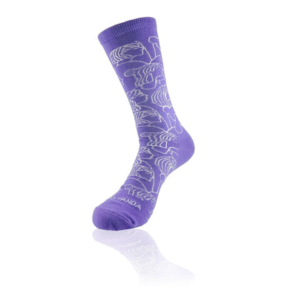 Pretty Faces Socks from the Sock Panda (Adult Medium) LadyFacesMd