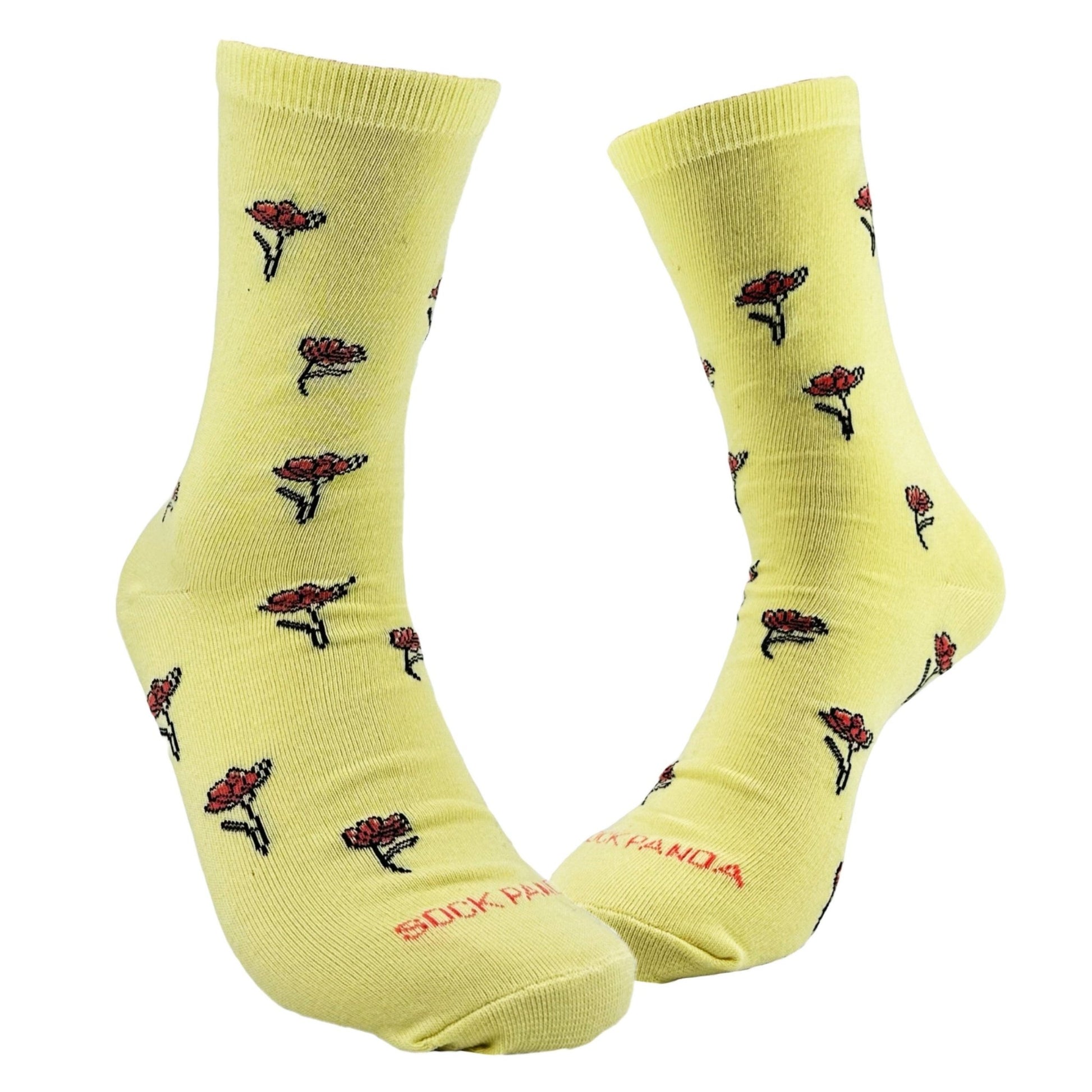 Pretty Flower Pattern Socks from the Sock Panda (Adult Medium - Women's Shoe Sizes 5 - 10)
