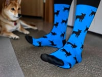 Dog Pattern Socks from the Sock Panda (Adult Large - Men's Shoe Sizes 8-12) video
