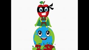 Apple Super Hero Socks from the Sock Panda (Ages 3-7) video