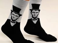 Abraham Lincoln Socks from the Sock Panda (Adult Large) Video