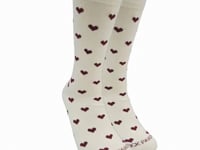 Heart Patterned Socks from the Sock Panda (Adult Large - Men's Shoe Sizes 8-12) Video