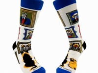 Wall Art Museum Dogs and Cats Socks (Adult Large - Men's Shoe Sizes 8-12) Video