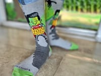 grok-video Dracula Eating Corn Socks from the Sock Panda