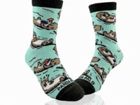 Sock Panda Floating Otters Socks from the (Ages 3-7)